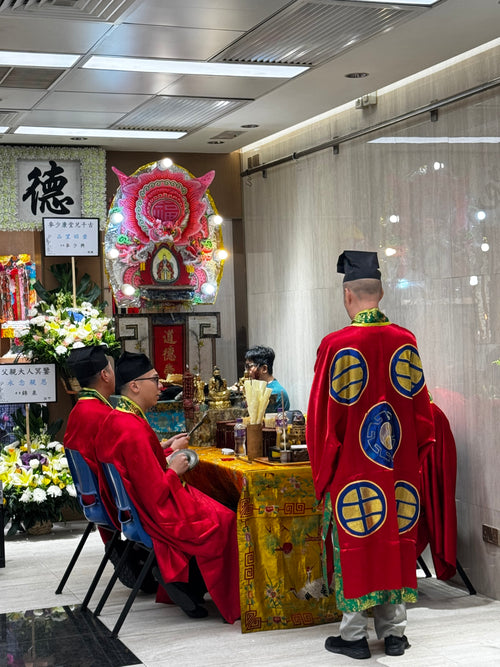 六名道教喃嘸師傅公德法事